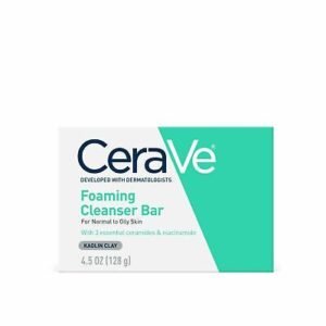 CeraVe Foaming Cleansing Bar Soap